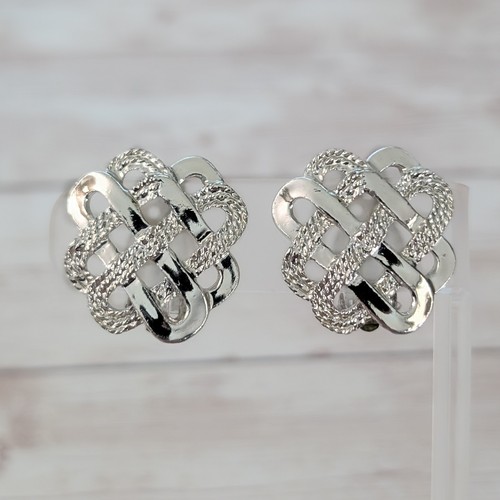 Vintage clip earrings large - vintage, on
