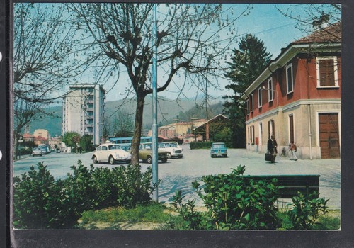 Cartolina borgosesia stazione - cartolina,