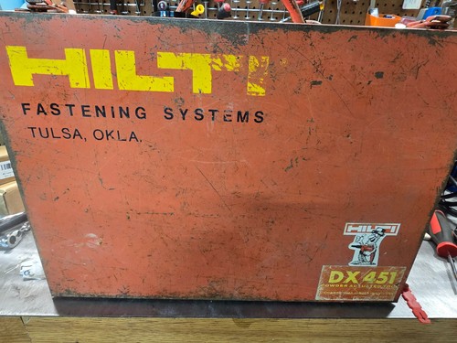 Hilti 451 powder actuated - hilti,