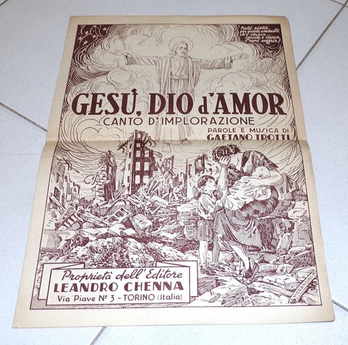 Spartito gesu dio amor - gesu',