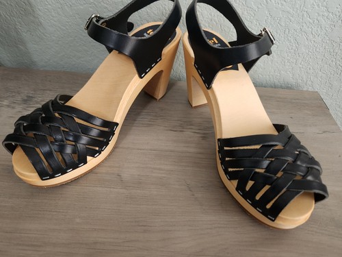 Sandali zoccoli legno - in,
