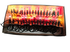 Giocoplast decorazioni Natalizie 35 luci a intermittenza multicolor vintage