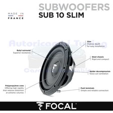 FOCAL SUB10 SLIM Subwoofer da