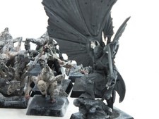 Miniature 17 Ghouls + 1 lord vampiro Warhammer Conti vampiro Army Flesh Eater