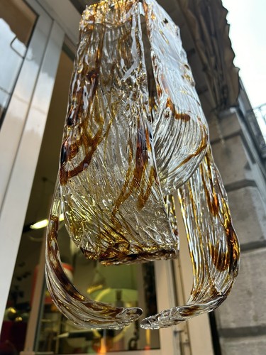 70s chandelier thick murano - 70s,