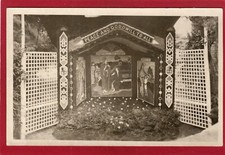 Well Dressing Barlow Commonside 1951 Nr Chesterfield plain back RP pc AN816