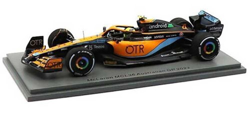 43rd mclaren mcl36 lando - 1:43rd,