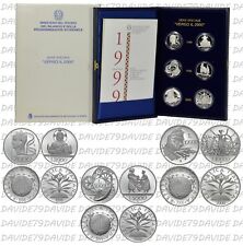 ITALIA - 1998 1999 2000  - SERIE COMPLETA MONETE - VERSO IL DUEMILA  - PROOF