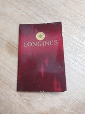 LONGINES garanzia compilata anni 70 Libretto 1969 Longines 