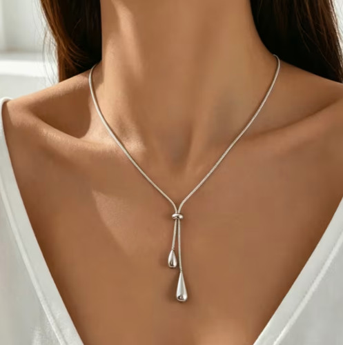 Collana zara argento nuova con - nuova,