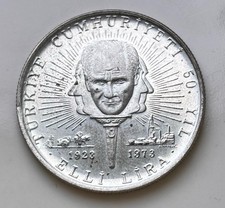 50 Lire 1973 Turchia Ataturk