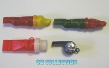 Gadget Sorprese Giochi Vintage anni '60 -'70 _ n°4 FISCHIETTI IN PLASTICA