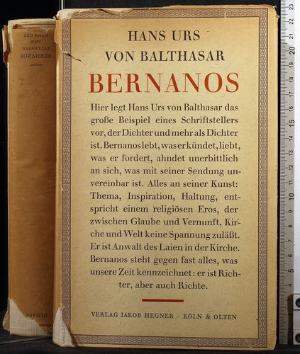 Bernanos hans urs von - hans,