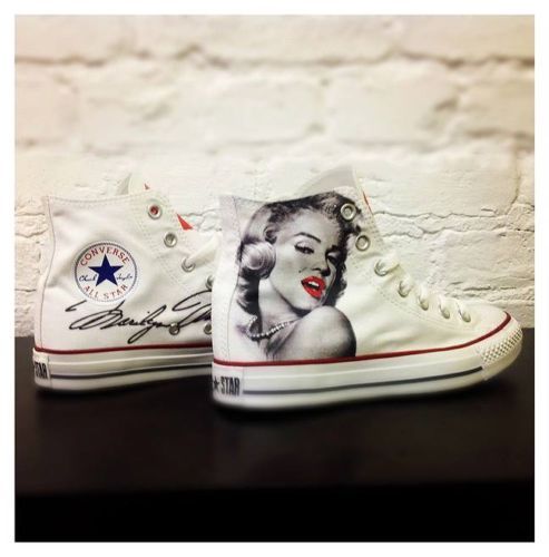 Converse bianche high alte - converse,