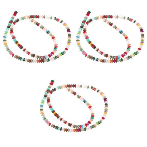 Perline pietra multicolore - pietra,
