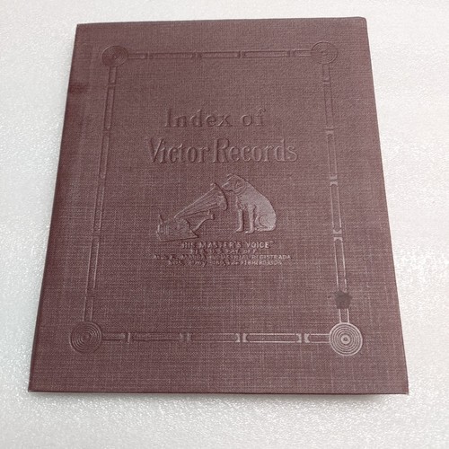 Indice dei dischi victor - indice,
