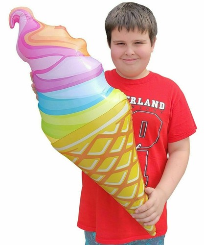Cono gelato gonfiabile - gonfiabile, rainbow