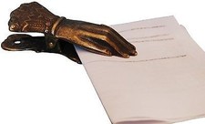 FERMACARTE DA SCRIVANIA FORMA