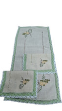Tris centrini misto - tris, beige