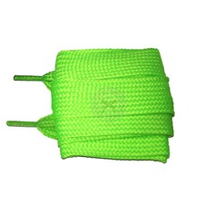Mr Lacy Fatties - Lacci per scarpe grassi verde fluo (lunghezza 130 cm | larghezza 25 mm)