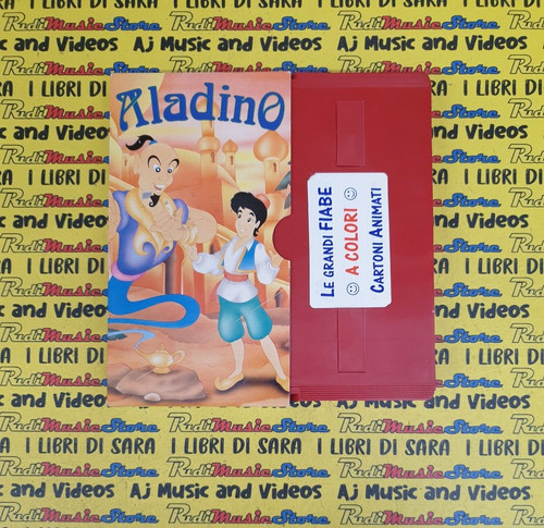 Vhs cartonata aladino - aladino, le