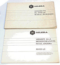 CATALOGO RICAMBI  GILERA RX 125 LC - RX 125 ARIZONA  +  VARIANTE RV 125 LC