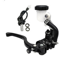 POMPA FRENO RADIALE ANTERIORE 19x18 mm MOTO SCOOTER MOTARD PIT BIKE Nera DX