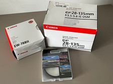Canon EF28-135mm f/3.5-5.6 IS USM obiettivo con filtro e cappuccio