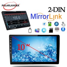 10" 2 Din Touchscreen Mirror