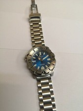 CINTURINO OROLOGIO BRACCIALE PER OROLOGIO SEIKO MONSTER DIVER 20mm (orologio NON incluso)