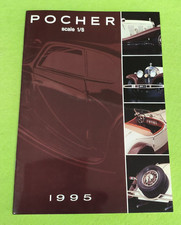 CATALOGO ORIGINALE POCHER 1995 MODELLI 1/8 BROCHURE MODELLISMO RIVAROSSI ITALY -