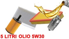 KIT 4 FILTRI TAGLIANDO OLIO 5W30 VOLKSWAGEN VW POLO 1.4 TDI DAL 2001 AL 2004