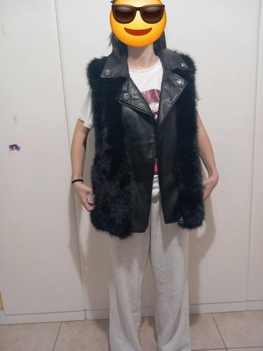 Gilet ecopelle con - gilet, in