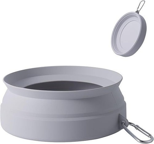 Ciotola pieghevole silicone