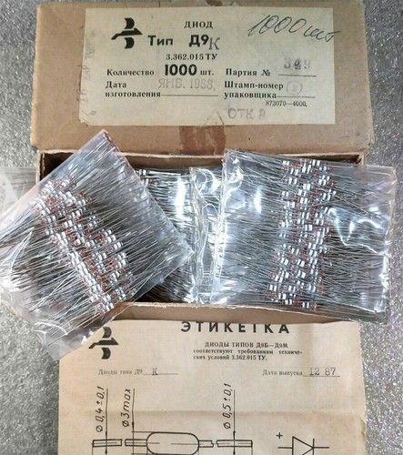Diodi germanio d9k - diodi,