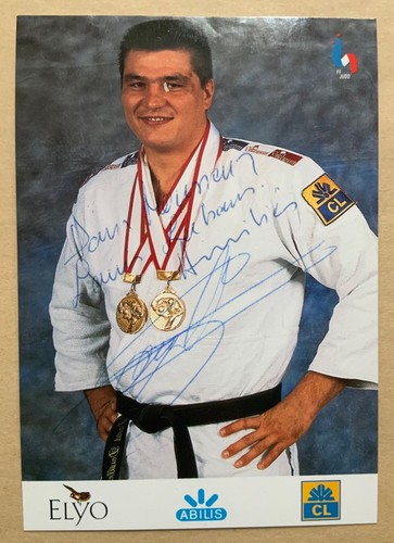 Ancienne photo avec - , autographe