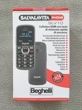 BEGHELLI SALVAVITA TELEFONO GSM CELLULARE ANZIANI PHONE TASTO AIUTO - TORCIA ETC