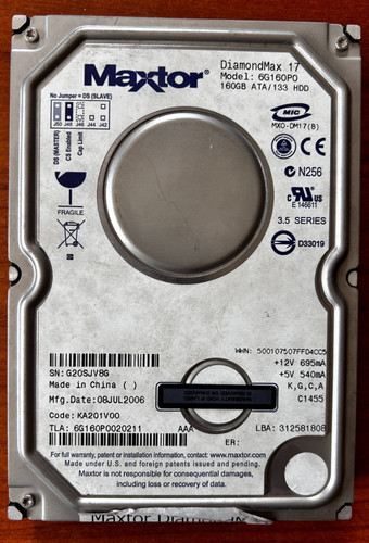 Hard disk maxtor diamondmax - hard,