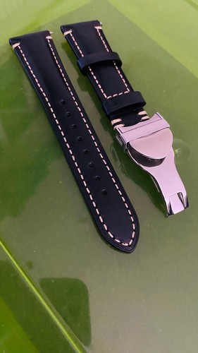 Tudor 22mm black - 22mm, leather