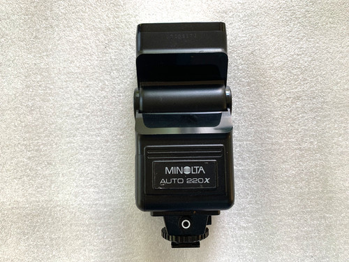 Flash automatico minolta - flash, 220x