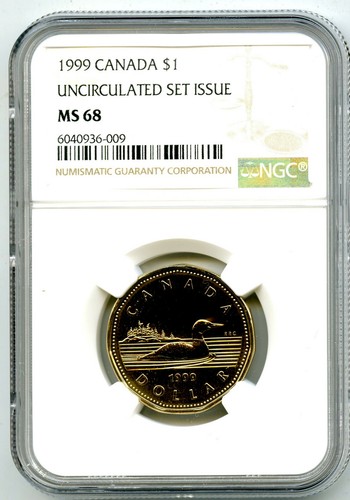 1999 canada loon ngc - canada, ms68