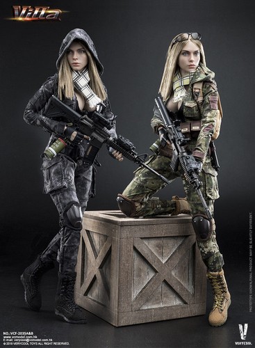 Modellino soldato femminile