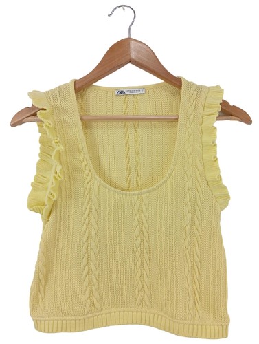 Zara top lavorato maglia - zara,