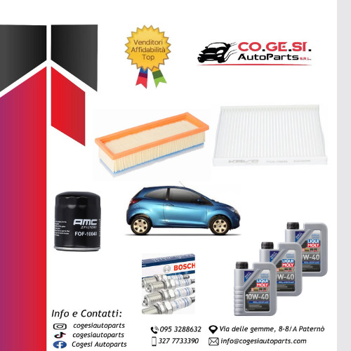 Kit tagliando ford 2cc - ka,