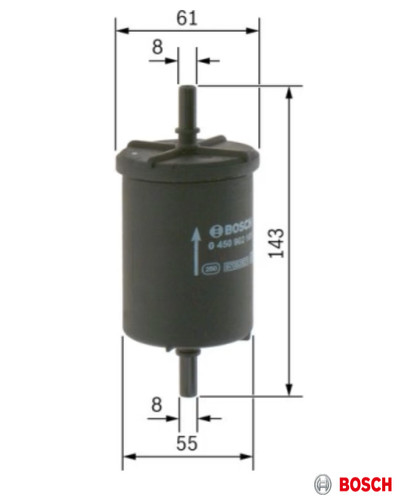 Filtro carburante bosch - filtro,