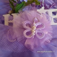 10 Farfalle lilla chiaro