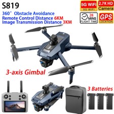 S819 Drone GPS FPV 6KM 3 Assi