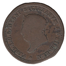1819 Italy Naples 5 Tornesi