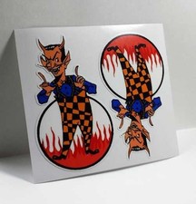 DAPPER DEVIL X 2 decalcomania