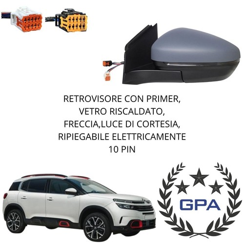 Specchio retrovisore elettrico - specchio,